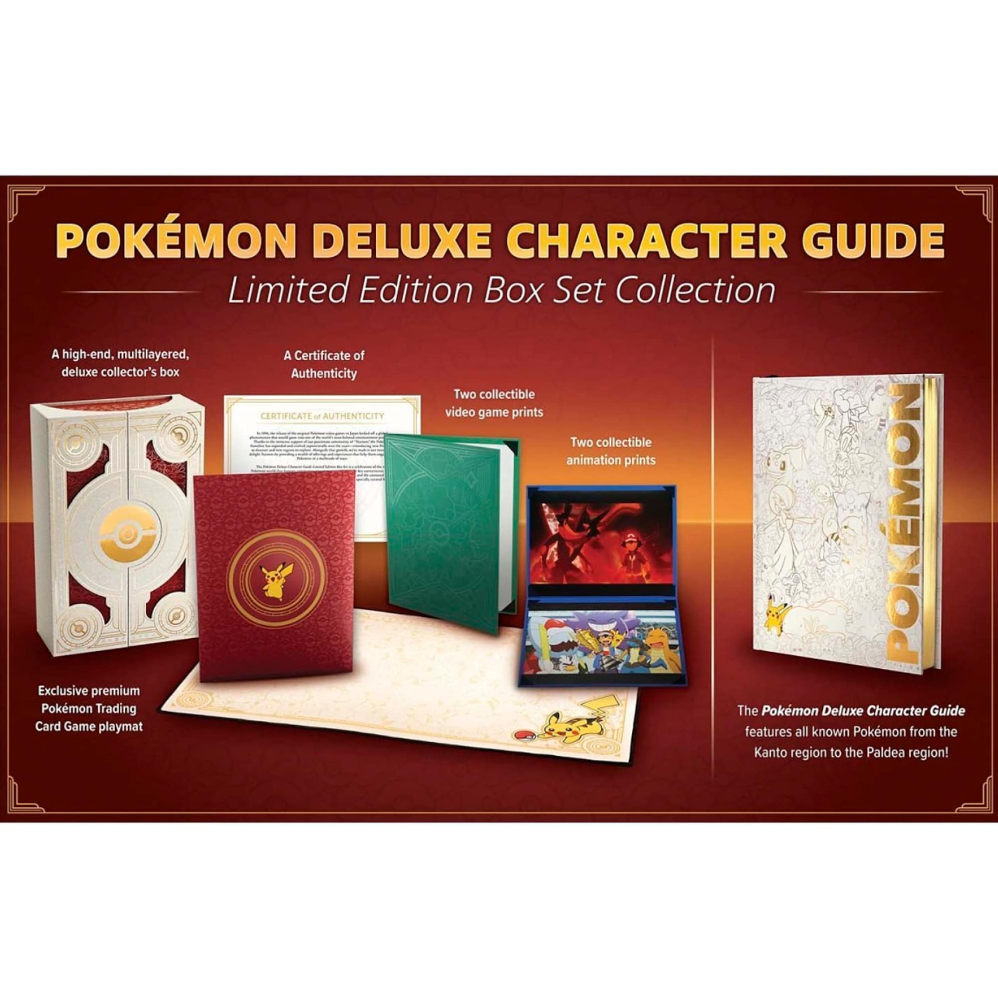 Pokémon™ Deluxe Character Guide Limited Edition Box Set Collection